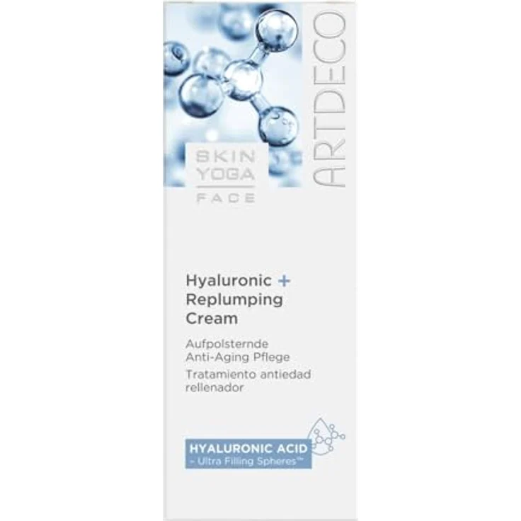 ARTDECO Hyaluronic + Replumping Cream, aufpolsternde Anti-Aging Pflege mit Hyaluronsäure und Sheabutter, 50 ml – Bild 3