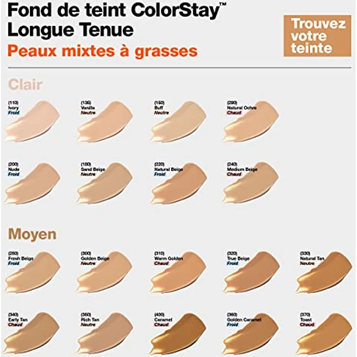Revlon Colorstay Makeup Combi/Oily Skin 135 Vanilla 30ml – Bild 2