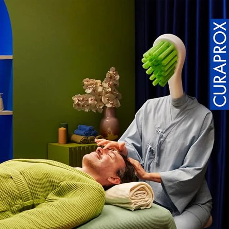 Curaprox Hydrosonic Sensitive, Ersatzkopf für Zahnbürsten, 2 St., weiche Borsten für sanfte Mundpflege – Bild 8