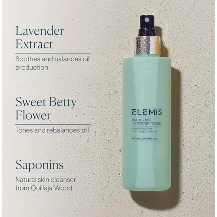 Elemis Gesichtspflege Biotec Balancing Lavender Toner 200 ml Tagespflege, für Damen und Herren – Bild 6
