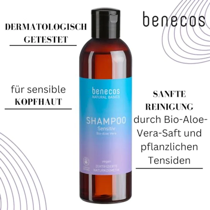Benecos Haarshampoo Arganöl, Shampoo Glanz & Reparatur mit Bio-Arganöl, 250ml, PETA approved – Bild 5