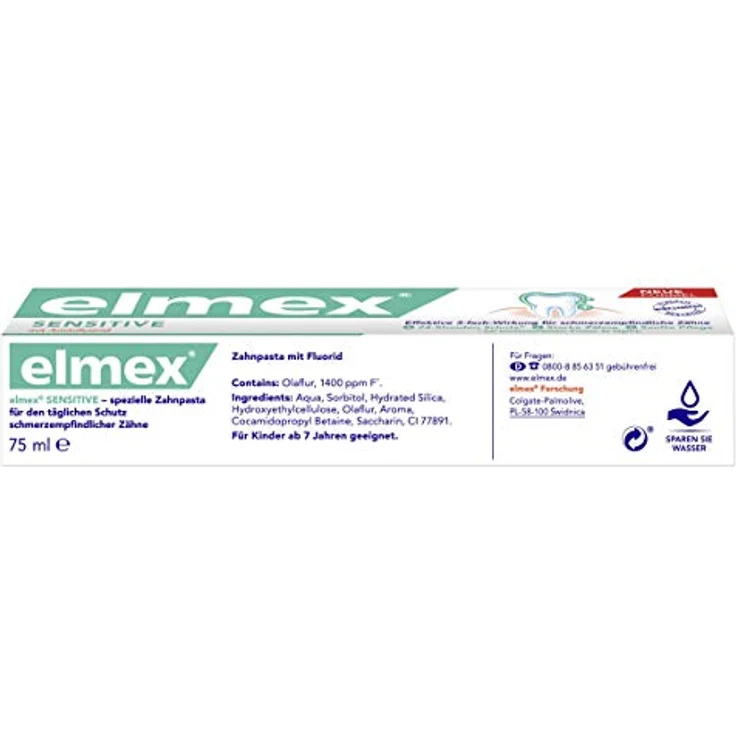Elmex Sensitive 75 ml, für saubere Zähne & frischen Atem – Bild 3