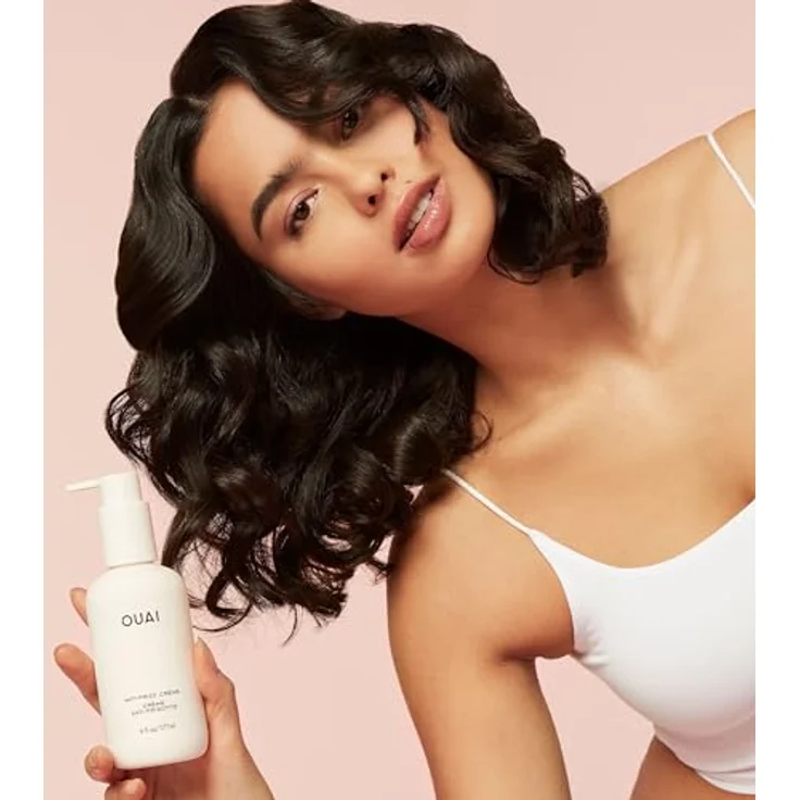 Ouai Anti-Frizz Crème, Stylingcreme für Damen mit Hitzeschutz bis 232 °C, 177 ml – Bild 2
