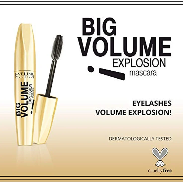 Eveline Big Volume Explosion Wimperntusche Black 12 ml  – Bild 2