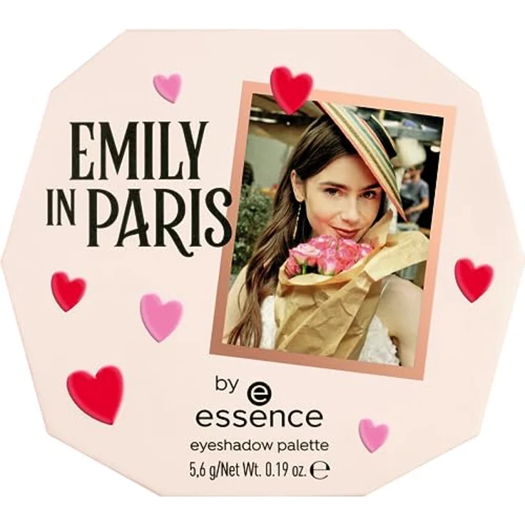 essence essence EMILY IN PARIS by essence eyeshadow palette, Lidschatten, Nr. 01, Mehrfarbig, 9 Farben, vegan, ohne Mikroplastikpartikel, Nanopartikel frei, ohne Parfüm, 1er Pack (5.6g) – Bild 3