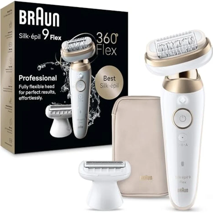 Braun Silk-épil 9 SES9-011, 3D Epiliergerät mit sanfter Haarentfernung und ergonomischem Design – Bild 2