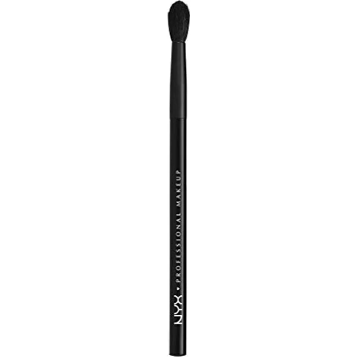 NYX Professional Makeup Pro Brush Crease 17 - Lidschattenpinsel, angeschrägte und runde Bürstenform, ergonomischer Make-up Pinsel – Bild 1