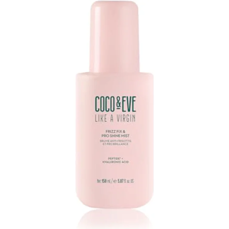 Coco & Eve Frizz Fix & Pro Shine Mist - 72 Stunden Frizz-Kontrolle und sofortiger Glanz | Leichter Hitzeschutz | Feuchtigkeitsspendendes, glättendes, entwirrendes Spray | Für alle Haartypen (150 ml) – Bild 1