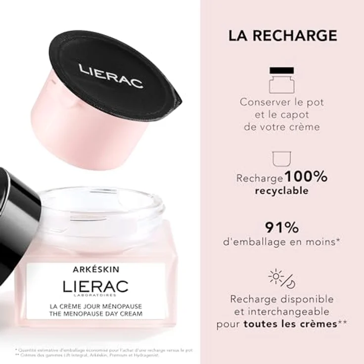 Lierac Arkeskin The Menopause Day Cream Refill 50 ml, Gesichtscreme für den täglichen Gebrauch – Bild 5