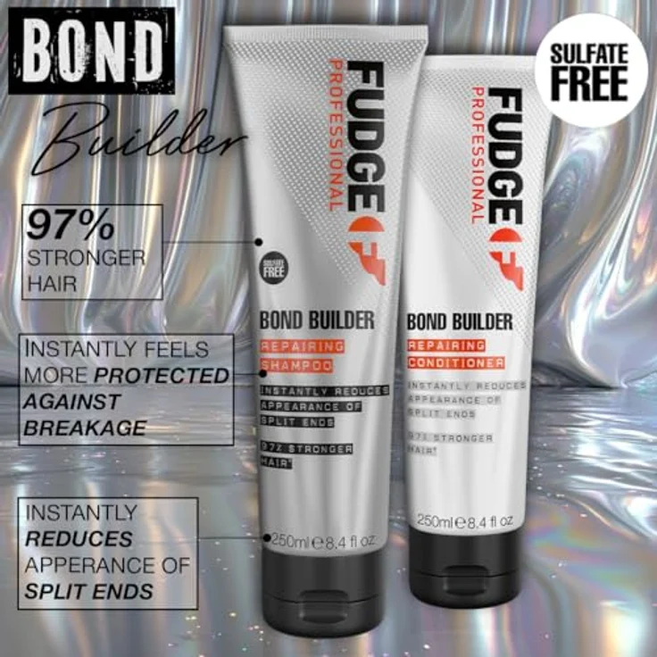 Fudge Bond Builder Repairing Conditioner 250ml, reparierender Conditioner für geschädigtes Haar mit PlexPro-Technologie zur Stärkung – Bild 5