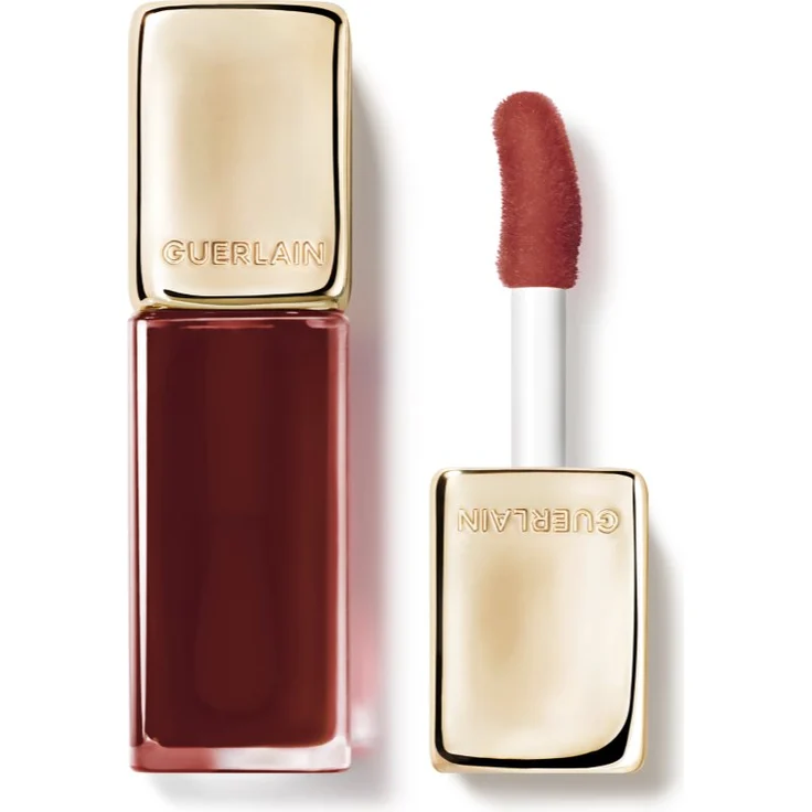 GUERLAIN Blooming Denim KissKiss Bee Glow Oil, Lippenöl mit Honig Farbton 878 Dahlia Glow, 9.5 ml