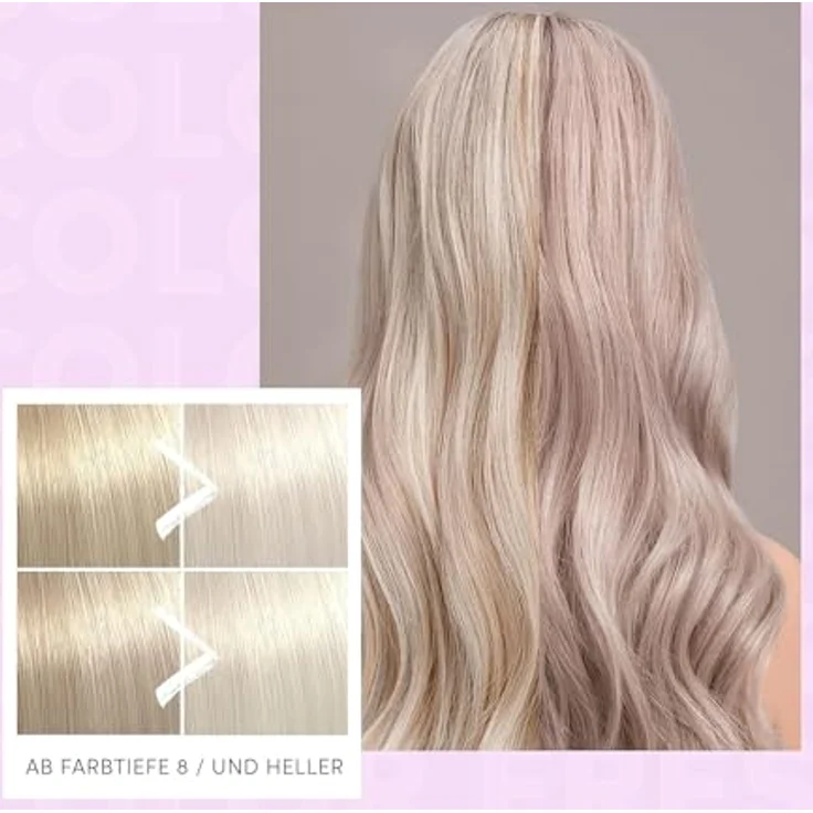 Wella Professionals Color Fresh Mask Pearl Blonde – Haarkur zum Beleben und Verändern der Haarfarbe – pflegende Tönung mit Avocadoöl – für helles und aufgehelltes Haar – 500 ml – Bild 4