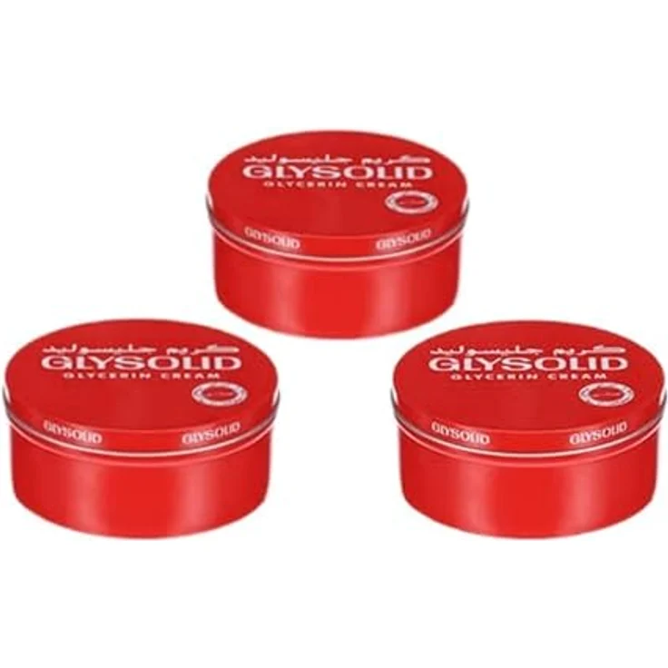 Glysolid Glycerin-Creme für die Haut, 3er Packung mit 250 ml, zieht schnell ein und macht die Haut glatt und geschmeidig – Bild 2