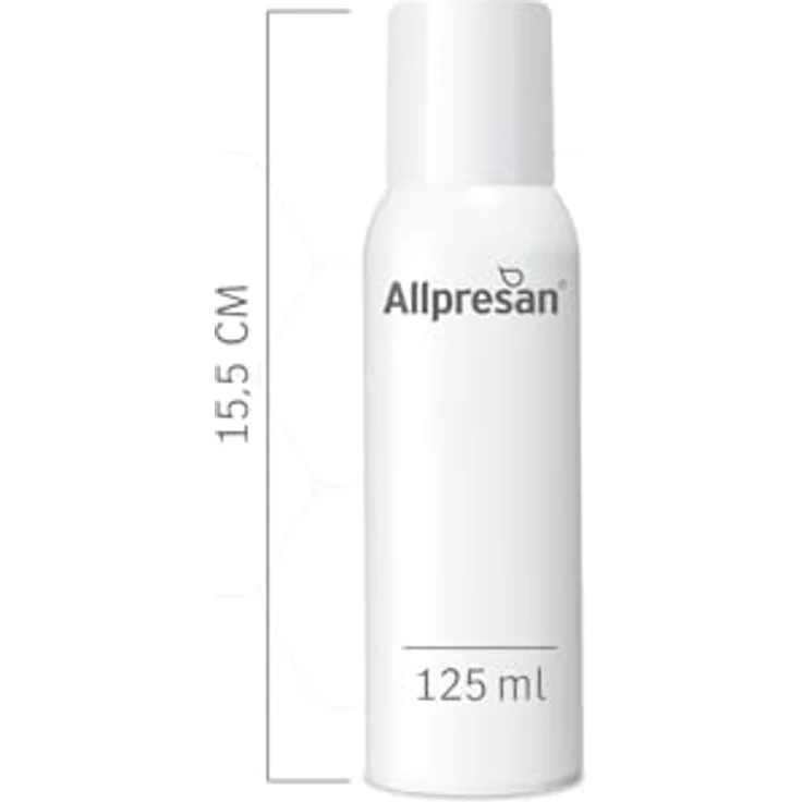 Allpresan Fuß spezial Nr. 5 Fußpuder-Spray, 125ml, gegen schwitzende Füße, ohne Aluminiumsalze & Konservierungsstoffe, für angenehmen Duft und trockene Haut – Bild 6