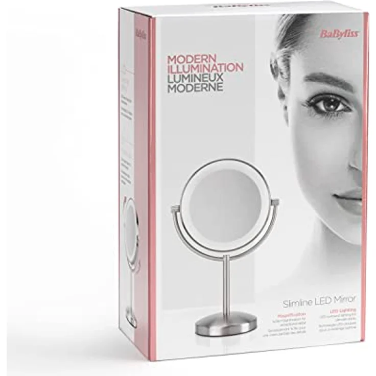 BaByliss Slimline LED Mirror  Kosmetikspiegel 1 Stk No_Color – Bild 4