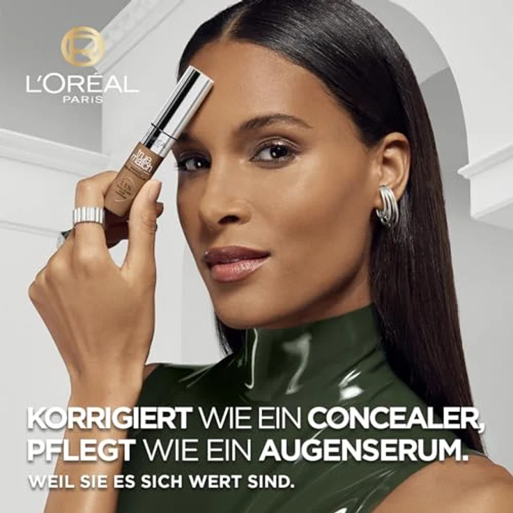 L'Oréal Paris True Match Radiant Serum Concealer 0.5D, 11 ml - Feuchtigkeitsspendend mit Hyaluronsäure und Koffein – Bild 5