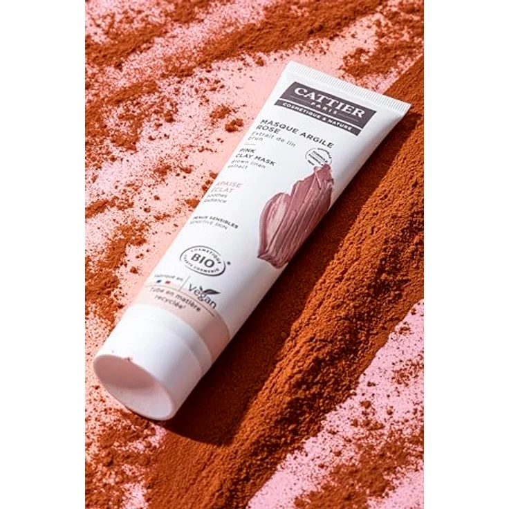 CATTIER Rosa Ton Maske – Bio, cremige Textur, feuchtigkeitsspendend, 100 ml, beruhigend – Bild 2
