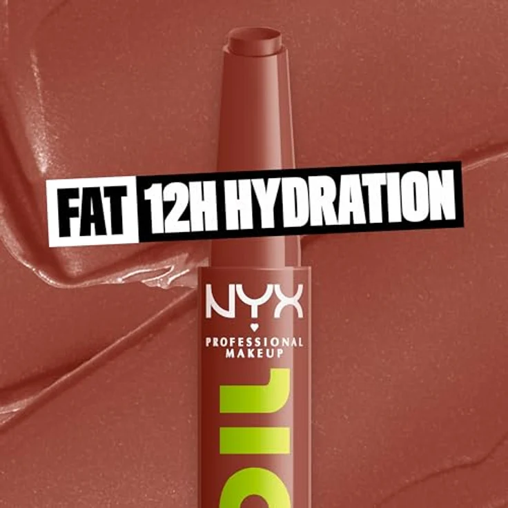 NYX Professional Makeup Fat Oil Slick Click Lippenstift, hochpigmentierte Textur mit Glanz und 12 Stunden Feuchtigkeit, 2 g – Bild 3