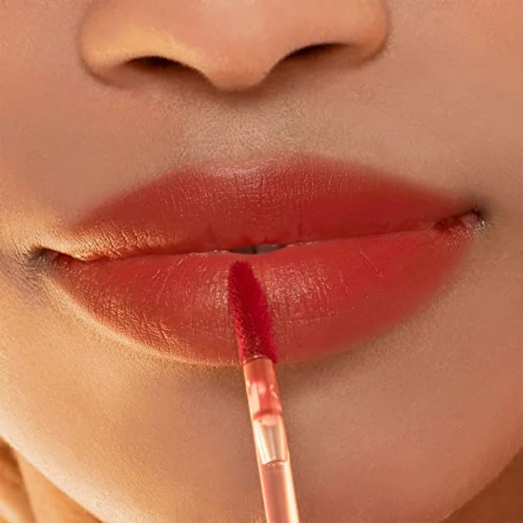 Etude House Fixierfarbe #06 Soft Walnut 4g | Langanhaltender, hochpigmentierter flüssiger Lippenstift, Lippenfleck, wasserfest, leichtes, mattes Finish, volle Deckkraft – Bild 3