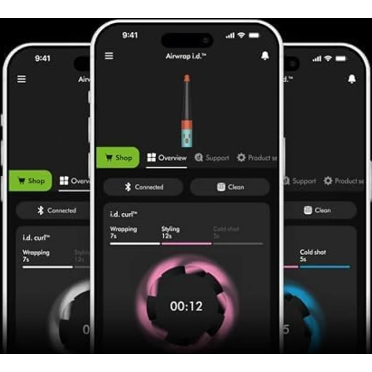 Dyson Airwrap i.d.™ Multi-Haarstyler und -trockner, innovative Styling-Technologie mit Bluetooth® und Coanda Effekt, Amber Silk – Bild 9