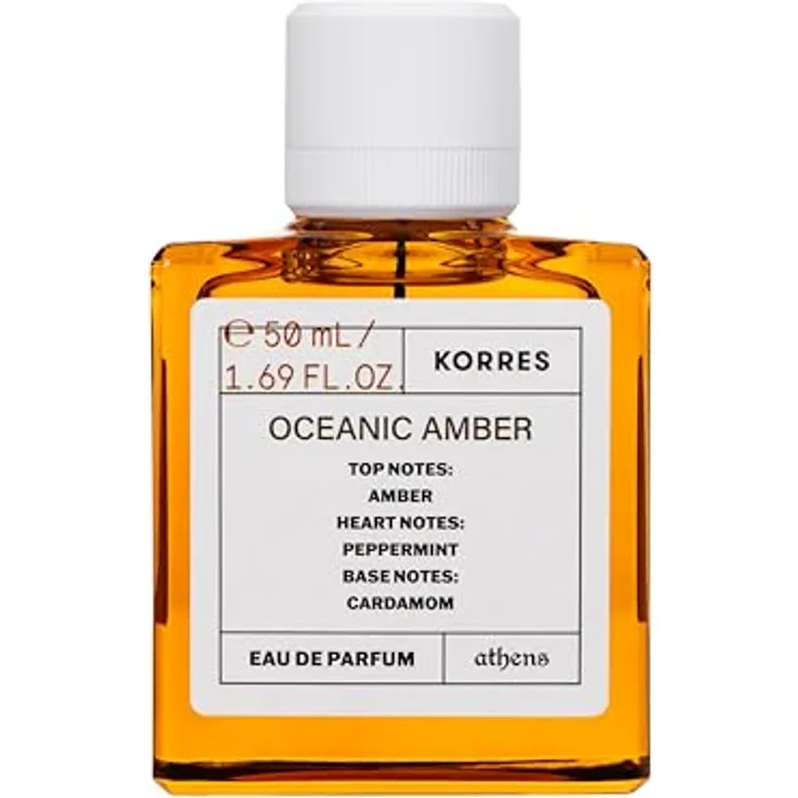 KORRES Oceanic Amber Eau de Parfum für Herren, maskuliner & orientalischer Duft mit Meerwasserakkorden, vegan, 50 ml