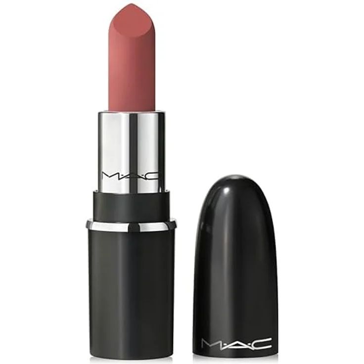 MAC MACXIMAL Mini Lippenstift 1,8 g VELVET TEDDY, hochpigmentierte matte Textur mit bis zu 12 Stunden Halt, pf legends mit Kokosöl und Sheabutter – Bild 1