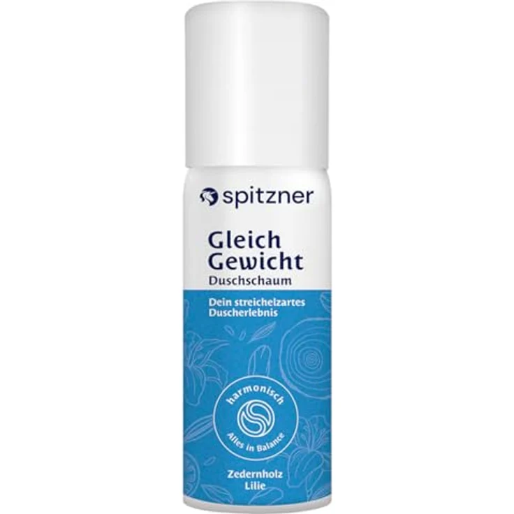 Spitzner Duschschaum GleichGewicht, 50 ml - Sanfter Duschschaum mit harmonisierendem Duft und milder Pflege, ideal für unterwegs