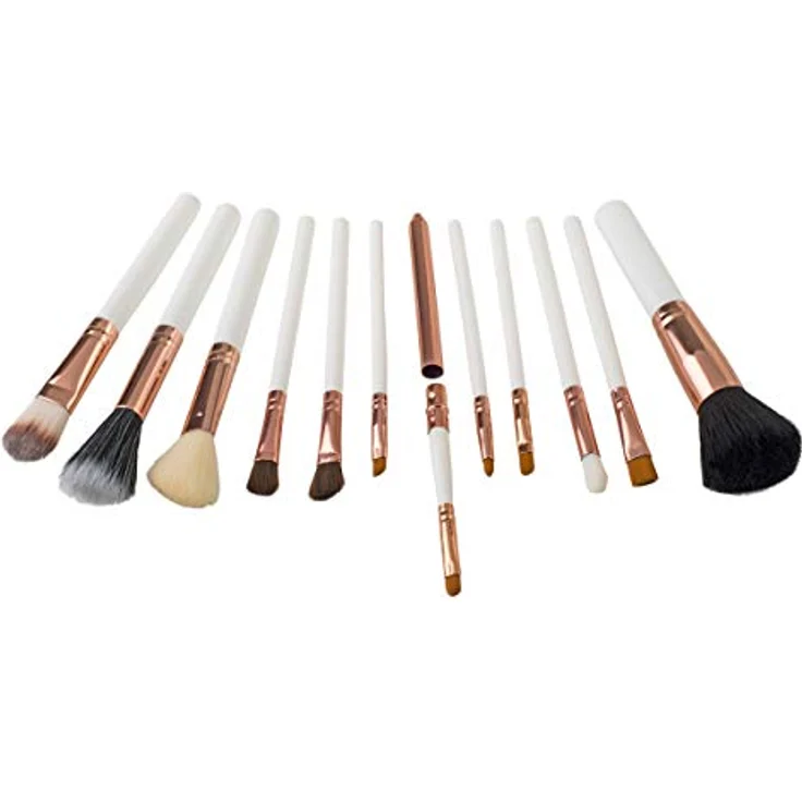 Zoë Ayla Makeup Brush Set 12 Piece Pinselset mit Etui, für verschiedene Make-up-Varianten, vegan, mit Etui – Bild 4