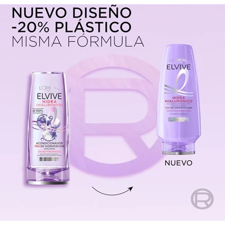 L'Oréal Paris ELVIVE HIDRA HIALURÓNICO 72h Hydratation 300ml Conditioner für trockenes Haar – Bild 2
