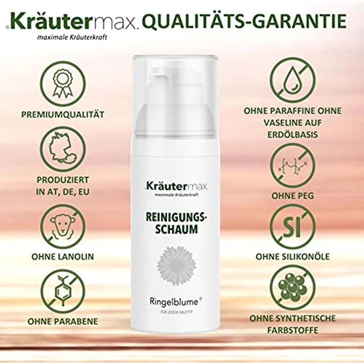 Ringelblumen Reinigungsschaum Schaum zur Ringelblume Gesichtsreinigung und Gesichtspflege 1 x 150 ml – Bild 3