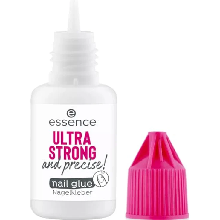 essence ULTRA STRONG & precise! Fingernagelkleber, 8 g, schnelltrocknend, vegan, ergonomischer Pinsel – Bild 2