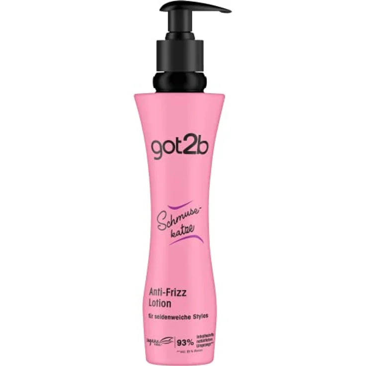 got2b Lotion Schmusekatze Anti-Frizz Lotion Halt 2 (200 ml), Styling Lotion für geschmeidige Styles, bändigt das Haar und verleiht ein seidenweiches Haargefühl – Bild 2