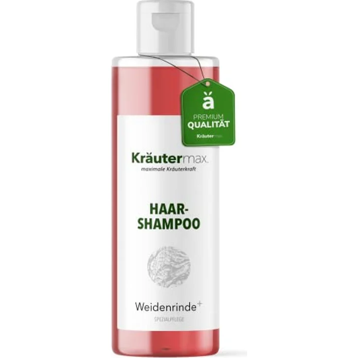 Kräutermax. Weidenrinden Shampoo Läuse mit Weidenrinde Extrakt, 250 ml, natürliche Haarpflege & Reinigung – Bild 1
