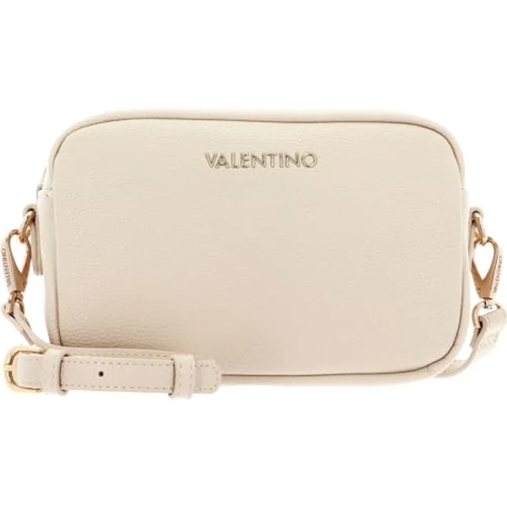 Valentino Brixton Soft Cosmetic Case, Kosmetiktasche mit Schulterriemen, Ecru, 22 x 14,5 x 8 cm – Bild 1