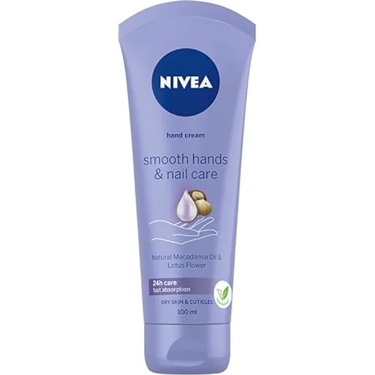 NIVEA Handcreme glatte Hände und Nagelschutz, 100 ml
