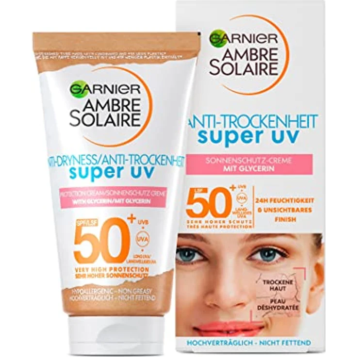 Garnier Ambre Solaire Garnier Ambre Solaire Sensitive Expert LSF50 Sonnenmilch 50 ml – Bild 1