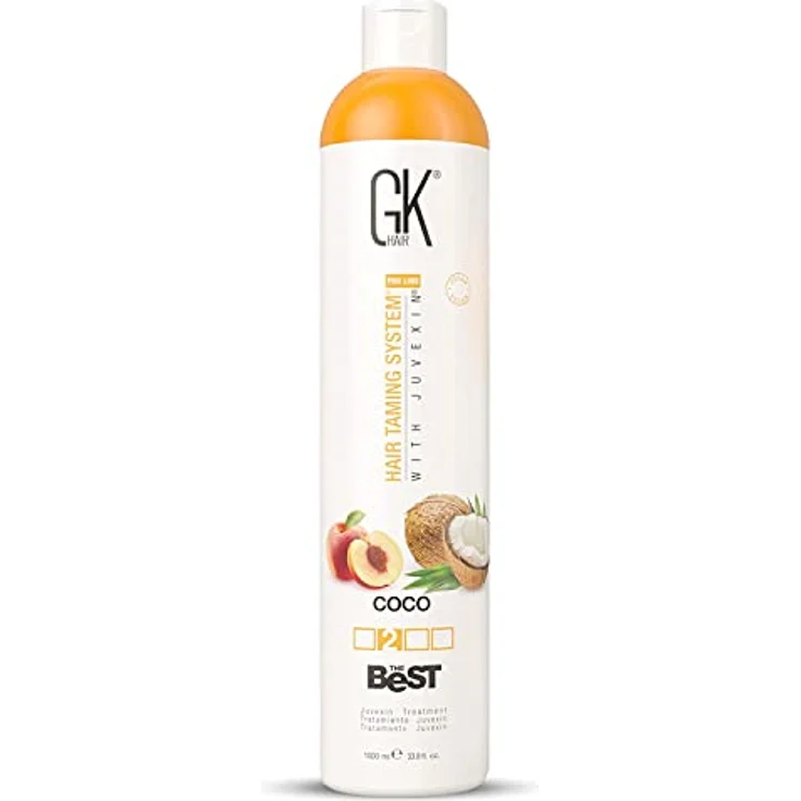 Gk Hair Global Keratin The Best COCO Smoothing Keratin Haarbehandlung, 1000 ml, feuchtigkeitsspendend für glattes Haar – Bild 1