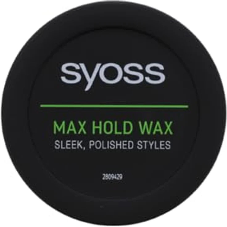 Syoss Max Hold Wax Styling Wachs Extra Starker Halt Mittlerer Glanz 150 ml – Bild 2