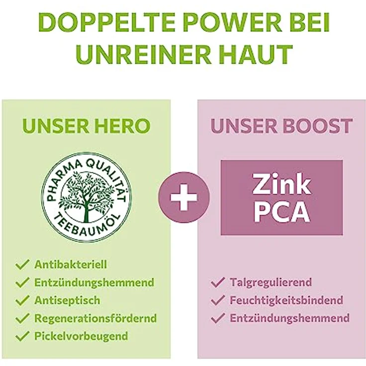 alkmene Pflegestift Teebaumöl Anti-Pickel-Stift, reduziert Hautunreinheiten in 2 Stunden, vegan, 15 ml – Bild 3