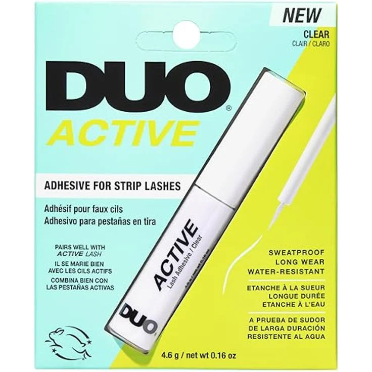 Ardell Duo Active Adhesive Clear, Wimpernkleber für künstliche Wimpern, 4.5 g, unsichtbare Haftung – Bild 1
