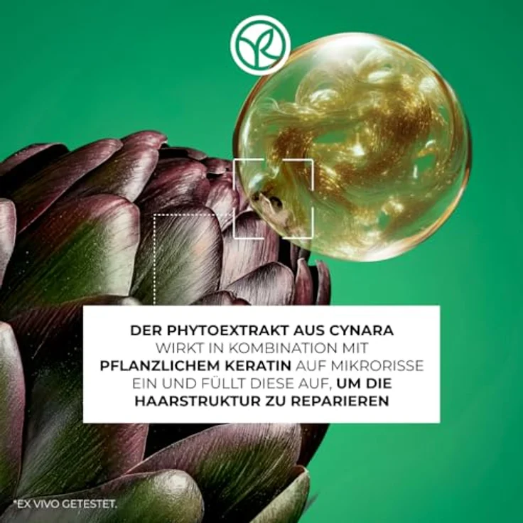 Yves Rocher Reparierendes Shampoo für geschädigtes Haar, 79x stärkere Haarstruktur, ohne Sulfate und Silikone, mit Cynara und pflanzlichem Keratin, 600 ml Refill – Bild 5