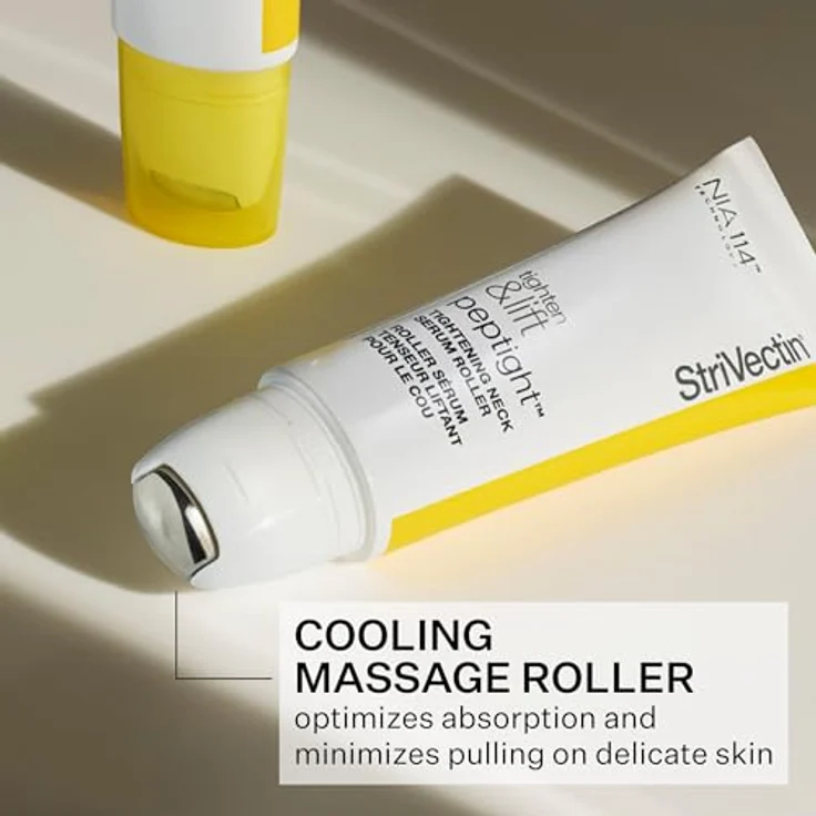 StriVectin Tighten & Lift Tightening Neck Serum Roller, Liftingserum für Hals und Dekolleté, 50 ml, mit Anti-Aging Wirkung und feuchtigkeitsspendenden Inhaltsstoffen – Bild 5