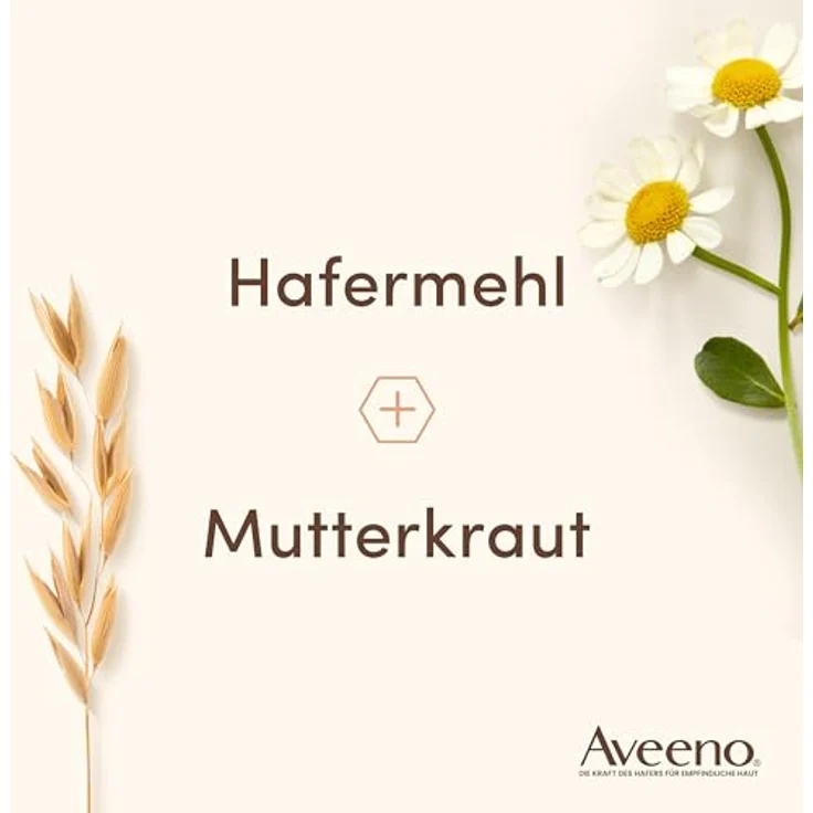 Aveeno CALM+RESTORE beruhigende Hafer Toning Lotion (200 ml), parfümfreier Toner & erfrischender Make Up Entferner für empfindliche Haut mit präbiotischem Hafer & beruhigendem Mutterkraut – Bild 3