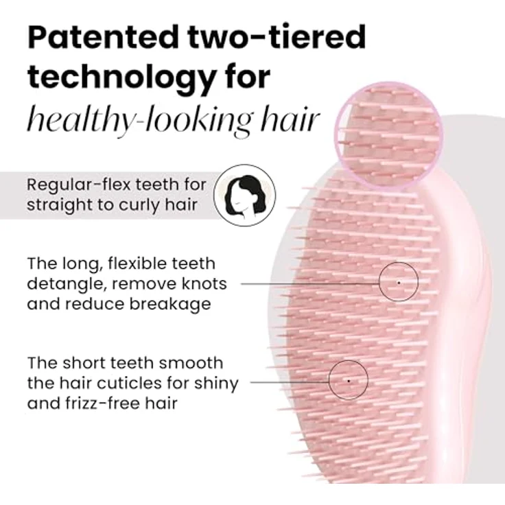 Tangle Teezer The Original Mini Detangling Haarbürste Millenial Pink – Bild 3
