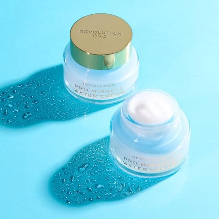 Revolution Beauty London, Miracle Water Cream, Feuchtigkeitsspendende Gel-Creme mit Hyaluronsäure & Niacinamid, 50 ml – Bild 5
