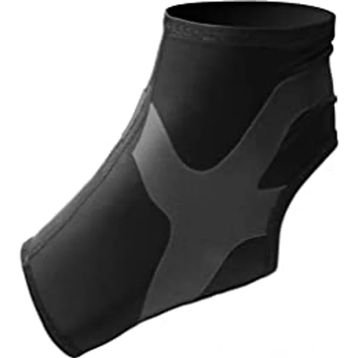Antar AT53041 SR Sprunggelenk Bandage mit Tapes für Rechtes Bein, Kleine, schwarz - Flexibles und atmungsaktives Material, verstellbarer Riemen für Stabilität, 30 g