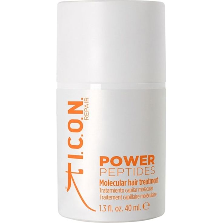 ICON Power Peptides Molecular Hair Treatment, Haarkur für alle Haartypen, 40 ml, revitalisiert und repariert geschädigtes Haar