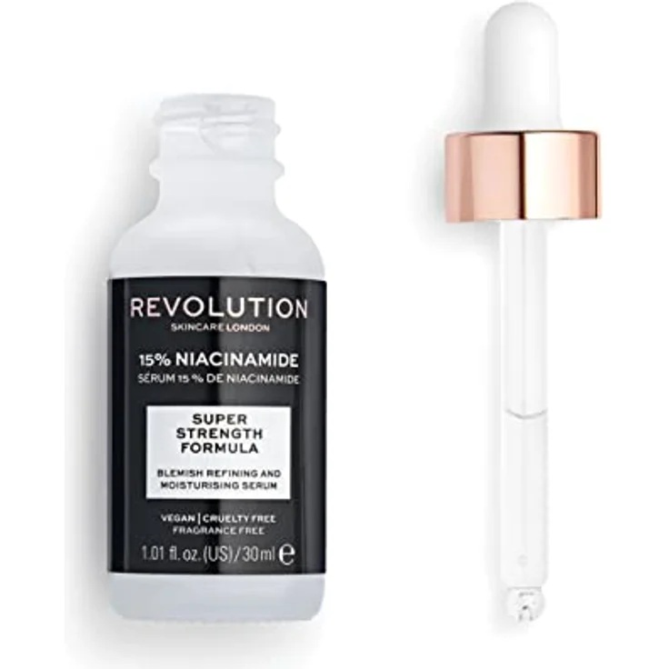 Revolution Skincare Gesichtsserum 15 Niacinamide Super Serum Anti-Aging Gesichtsserum 30 ml mit hautverjüngernder Wirkung – Bild 2