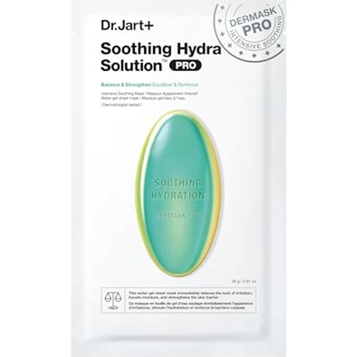Dr. Jart+ Soothing Hydra Solutionâ„¢ Intensive Soothing Mask, regenerierende und feuchtigkeitsspendende Gesichtsmaske, 26 g – Bild 2