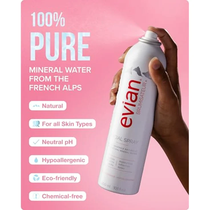 Evian Brumisateur Erfrischendes Gesichtswasser im Spray 300 ml – Bild 5